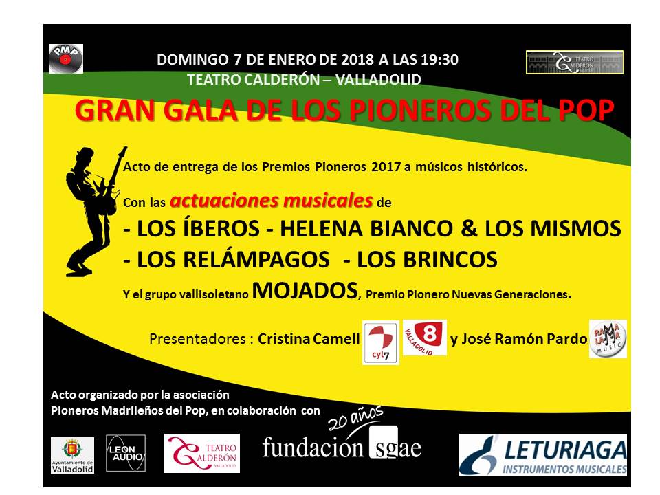 I Gala de los Premios Pioneros de PMP Teatro Calderon Valladolid